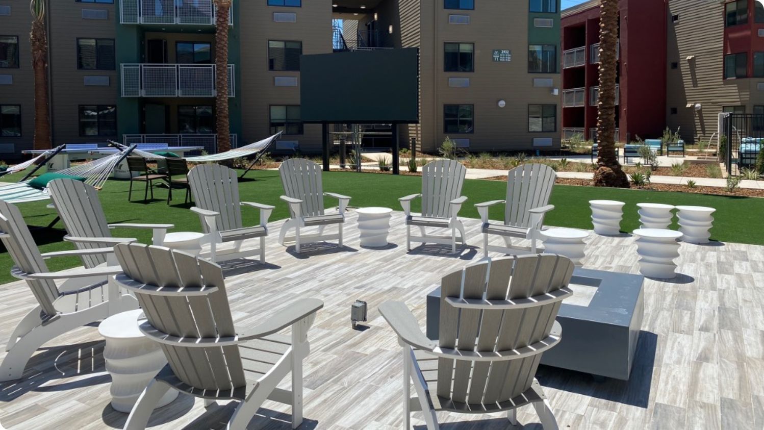Play Merced Station project film – poster image of the completed student-housing community at UC Merced.